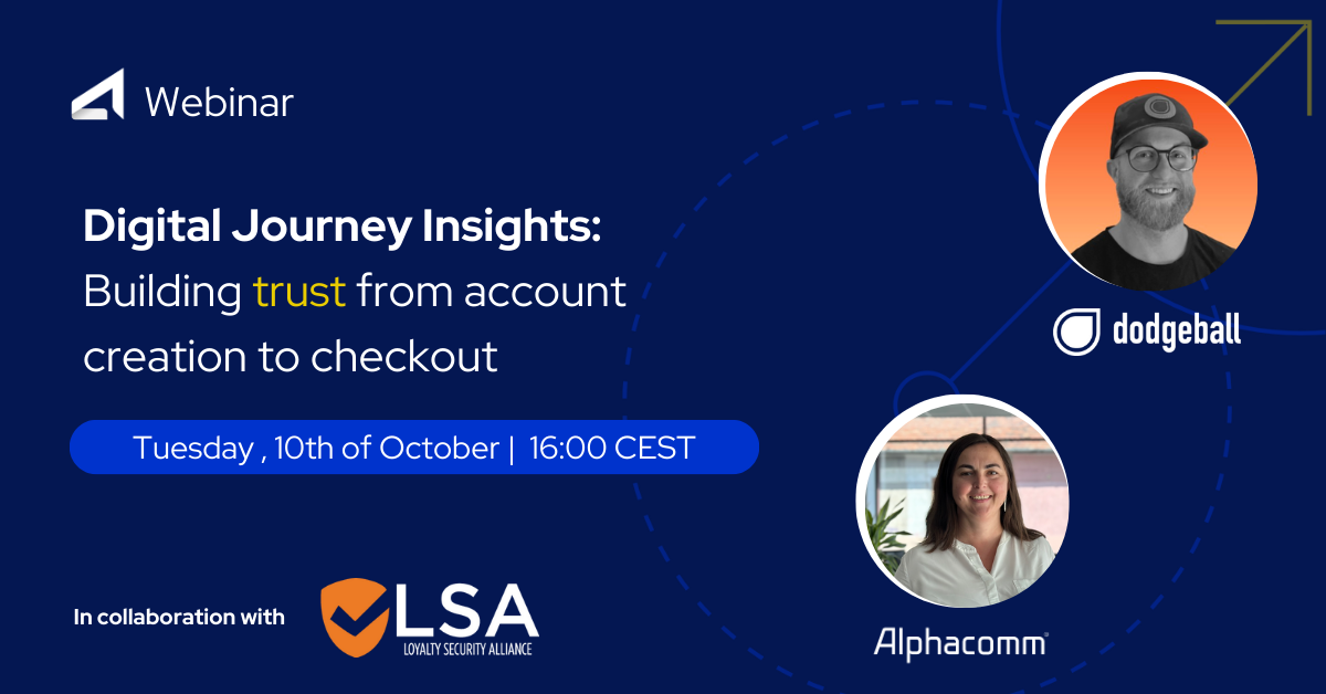 Webinar: Digital Journey Insights: Building trust from account creation to checkout
